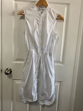 H&M Modern Classic Pinstripe Shirt Dress - EUC - Size 4